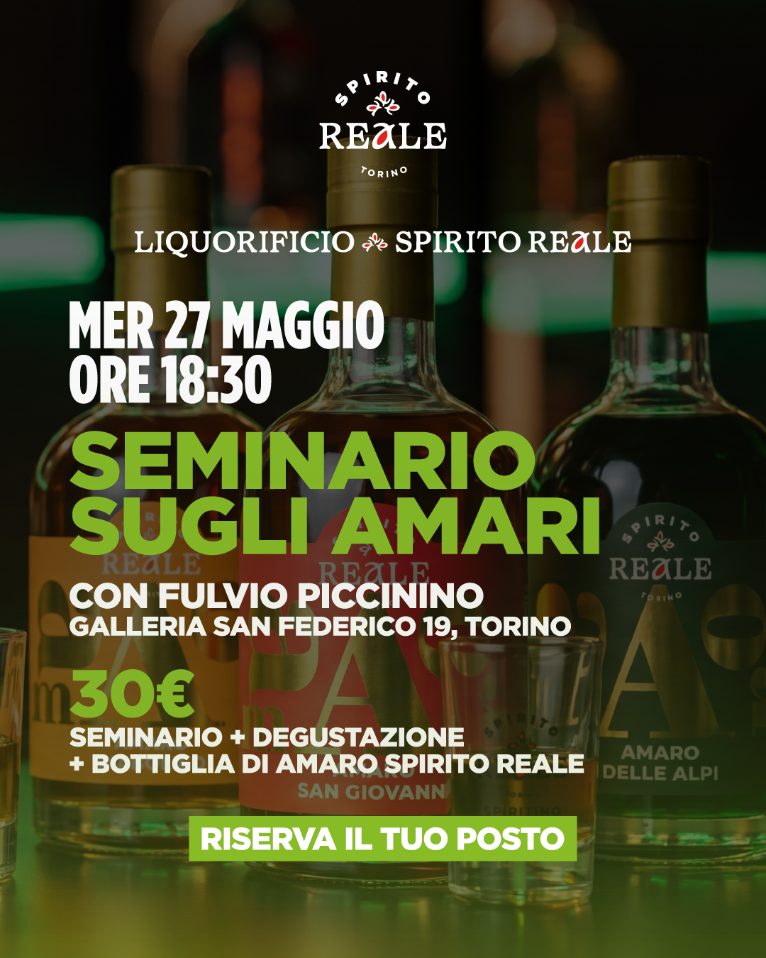 SEMINARIO SUGLI AMARI CON FULVIO PICCININO